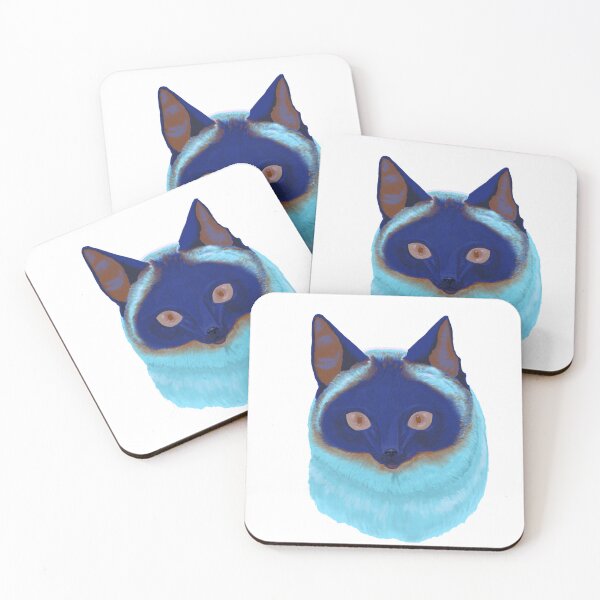 Item preview, Colourful Siamese Cat designed and sold by Werewolf1343.