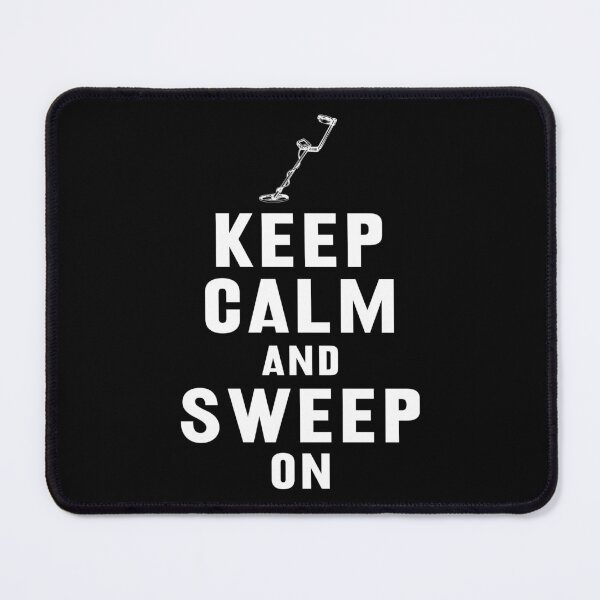 Item preview, Mens Keep Calm And Sweep On Dirt Fishing Metal Detecting designed and sold by haselshirt.