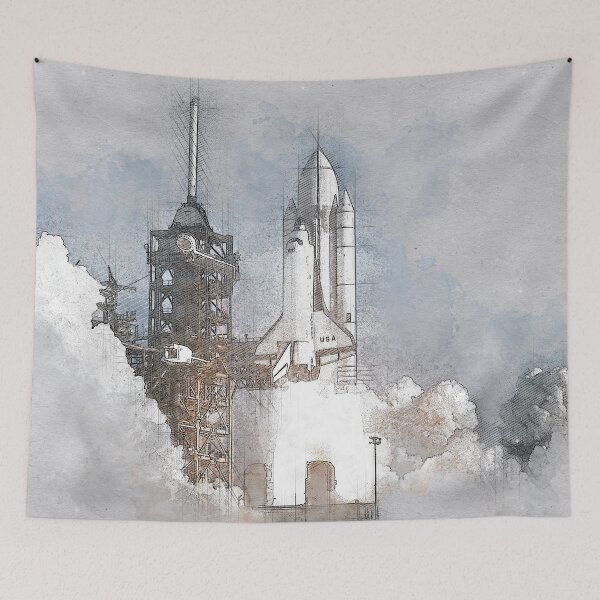 Item preview, Space Shuttle Launch designed and sold by mrthink.