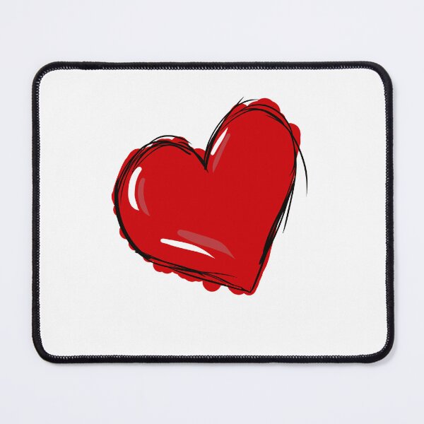 Item preview, Sketched love heart designed and sold by Rondarlen.