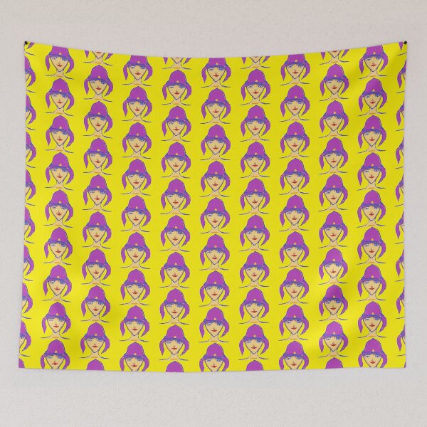 Item preview, Purple Hat Head Yellow. designed and sold by sunandlion17.