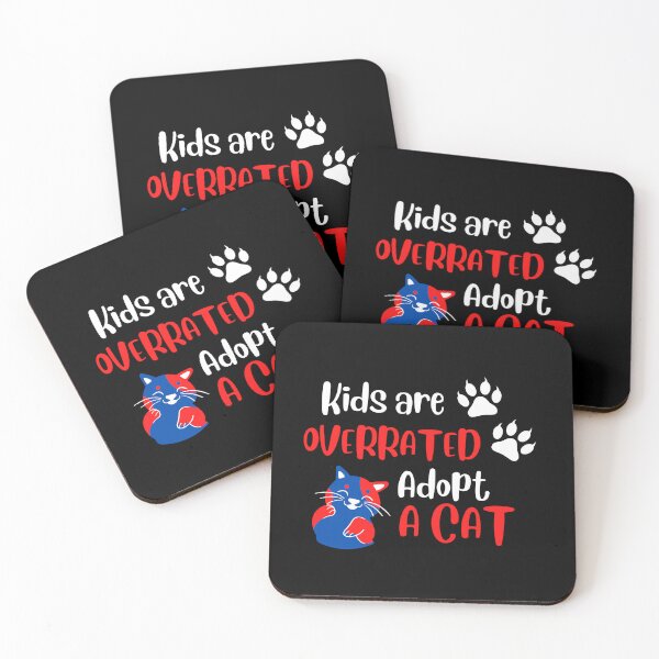 Item preview, Kids are overrated adopt a usa cat  designed and sold by Jacob noro.