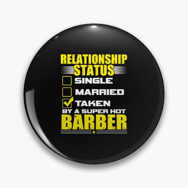 Item preview, Funny His and Her Gift Idea Barber Relationship Status designed and sold by haselshirt.