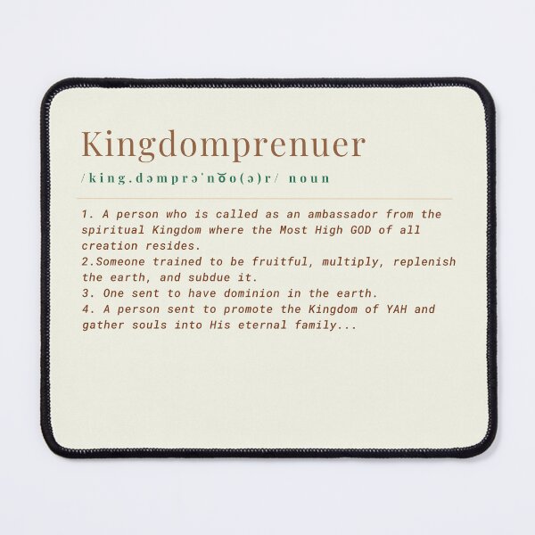 Item preview, Kingdomprenuer - Crème designed and sold by TheReporter1.