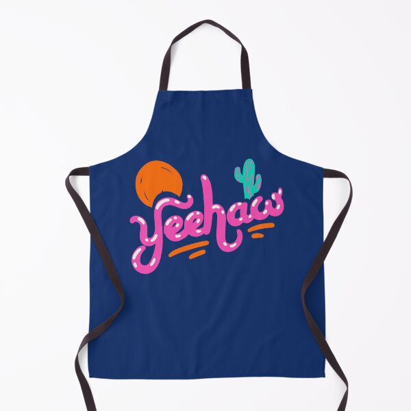 Item preview, Copy of YEEHAW | Pink 90s Style Colorful Cowboy Space Cowgirl Neon Sunset Sun Cactus Rodeo Aesthetic | HOWDY Y'ALL | Blue Background designed and sold by PEARROT.