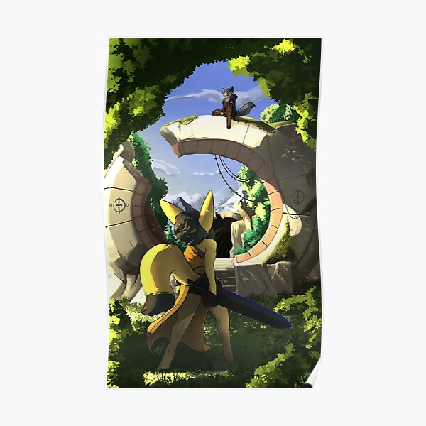 Forest ruin rendevous Poster