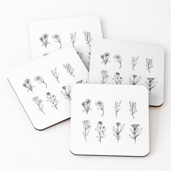 Item preview, Flower set designed and sold by afonso-arts.
