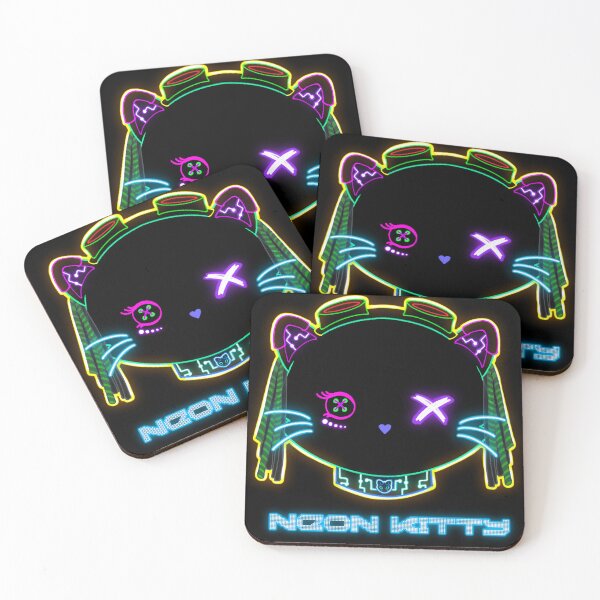 Item preview, Neon kitty design1 designed and sold by ManiacSelly.