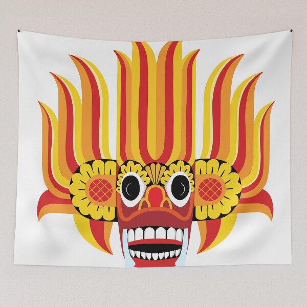 Item preview, Sri Lanka traditional mask designed and sold by NaveenNS.