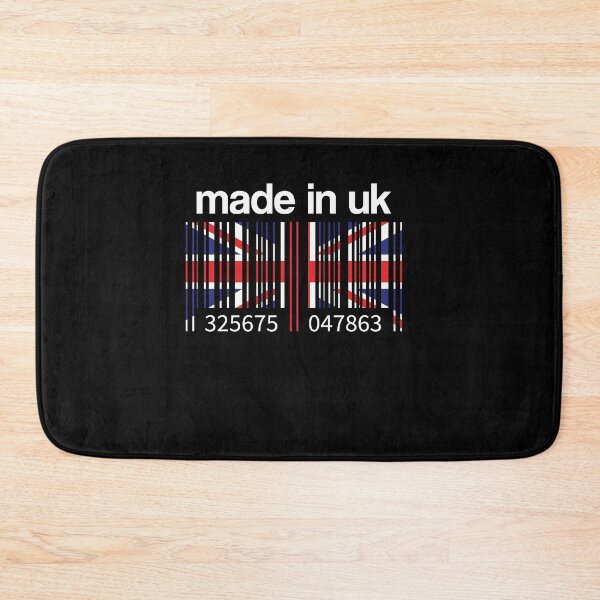 Item preview, England Great Britain Flag Barcode Made in UK Englishman Gift Idea designed and sold by Lenny Stahl.
