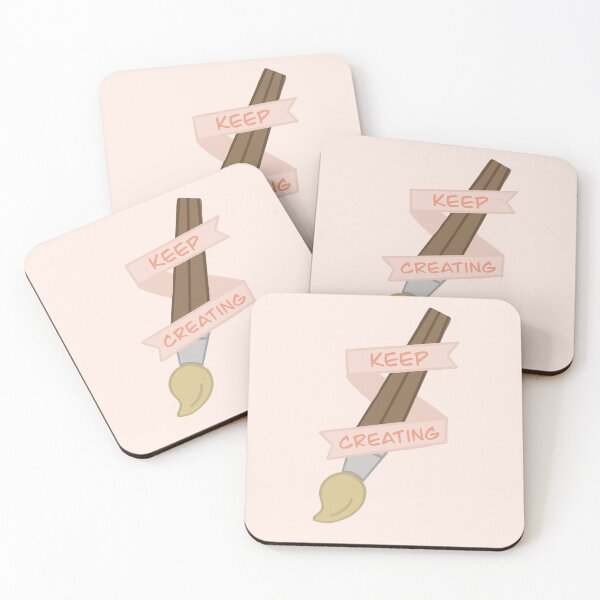 Item preview, Pastel Keep Creating Paintbrush designed and sold by SydneySells.