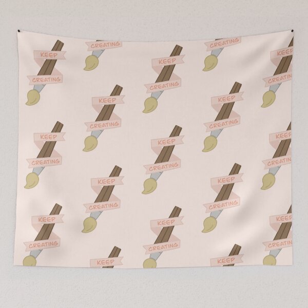 Item preview, Pastel Keep Creating Paintbrush designed and sold by SydneySells.