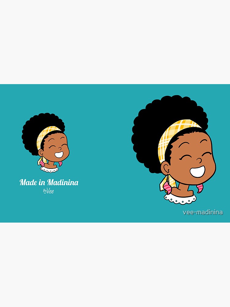 Aperçu 6 sur 6. Mug à café avec l'œuvre Little Girl from Martinique créée et vendue par vee-madinina.