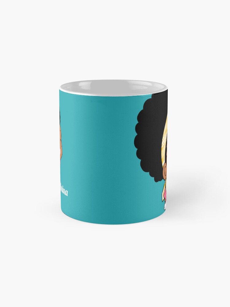 Aperçu 4 sur 6. Mug à café avec l'œuvre Little Girl from Martinique créée et vendue par vee-madinina.