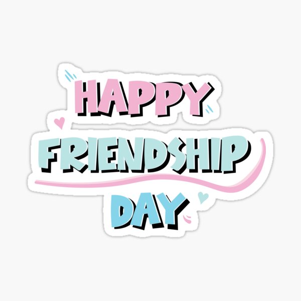 Friendship shop day stickers