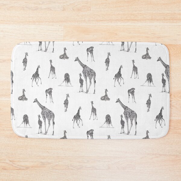 Item preview, Giraffe and giraffes pattern designed and sold by SylvieG18.