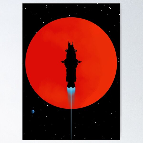 Item preview, Rocinante Silhouette Poster designed and sold by My Digital Mind.