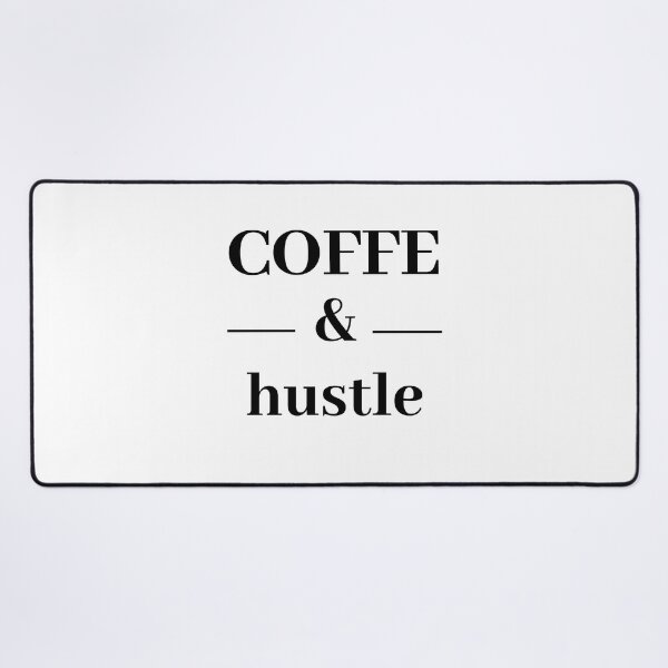 Item preview, coffe and hustle qouts lover coffe designed and sold by artzaka.