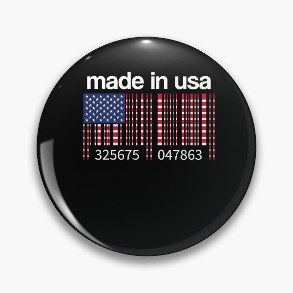 Item preview, USA Flag Barcode Made in USA America US American Gift Idea designed and sold by Lenny Stahl.