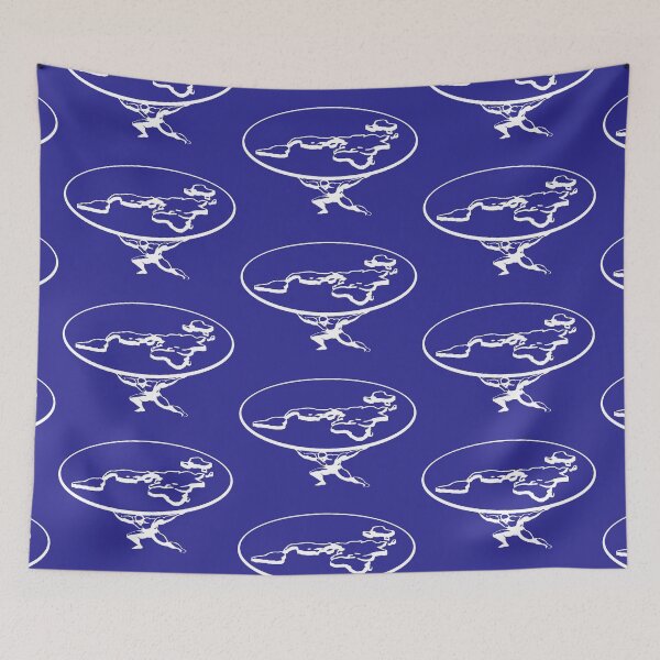 Item preview, Flatlas (White/Cobalt) designed and sold by kirbeekatz.