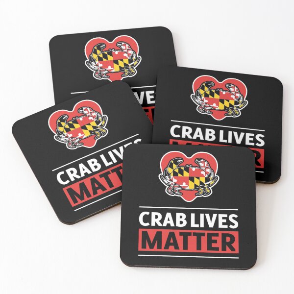 Item preview, Funny Eater Seafood Lover Crab Lives Matter Maryland Flag designed and sold by cometos.