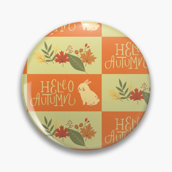 Item preview, Hello Autumn sticker with Rabbit designed and sold by trendingatees.