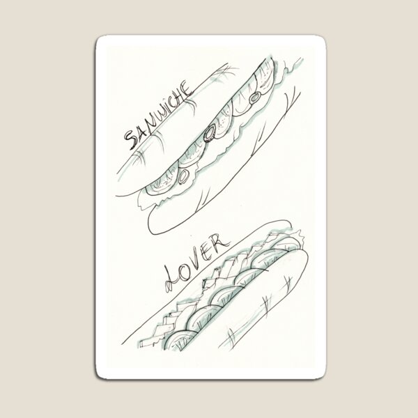 Sandwich-Liebhaber Magnet