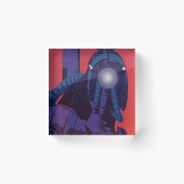 Item preview, Legion from Mass Effect pop art inspired portrait designed and sold by picapicaDesign.