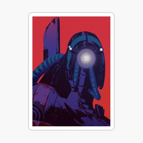Artikel-Vorschau von Legion von Mass Effect Pop Art inspiriertes Porträt, designt und verkauft von picapicaDesign.