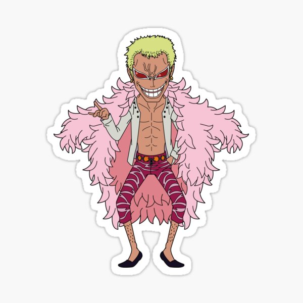 Doflamingo Jolly Roger Stickers for Sale