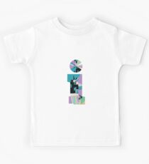 Lowercase pastel abstract check - i Kids Tee