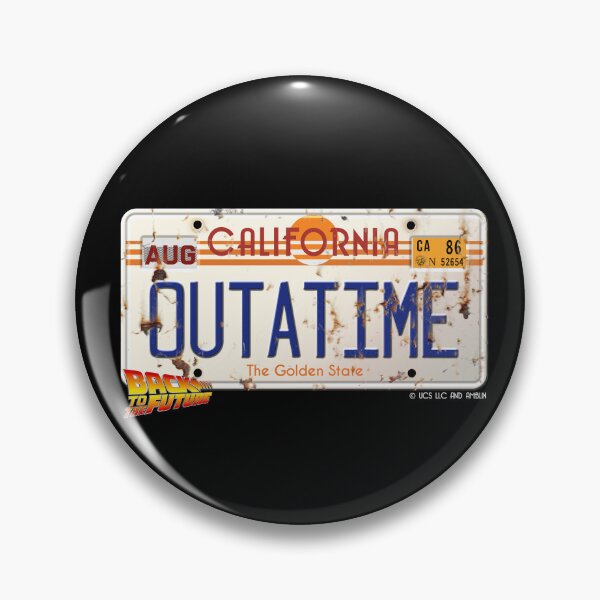 Item preview, BACK TO THE FUTURE - LICENSE NUMBER PLATE - TIME MACHINE CAR designed and sold by KoolDsigns-FLIX.
