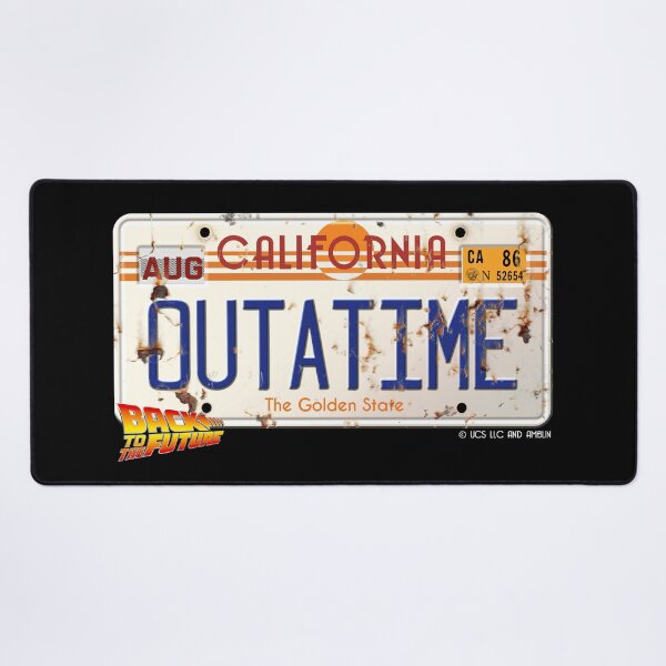 Item preview, BACK TO THE FUTURE - LICENSE NUMBER PLATE - TIME MACHINE CAR designed and sold by KoolDsigns-FLIX.