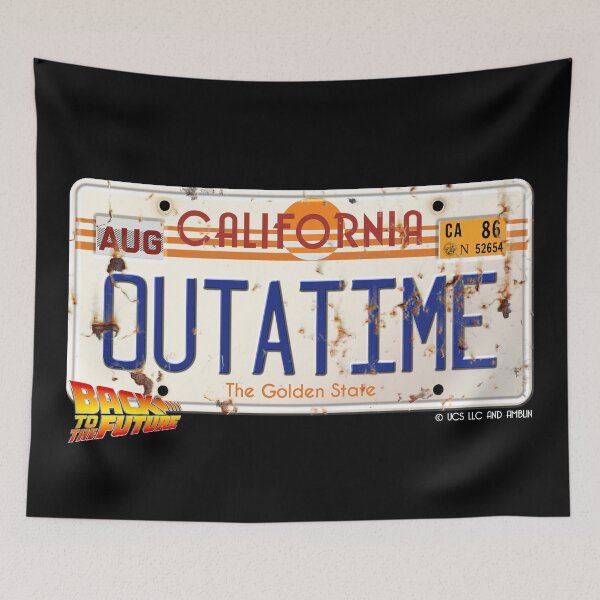 Item preview, BACK TO THE FUTURE - LICENSE NUMBER PLATE - TIME MACHINE CAR designed and sold by KoolDsigns-FLIX.
