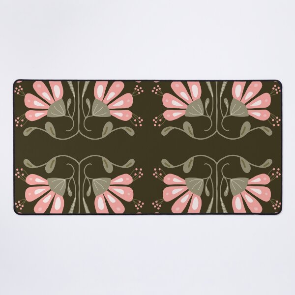 Item preview, Pink Nouveau Floral Design designed and sold by NancyMerkle.