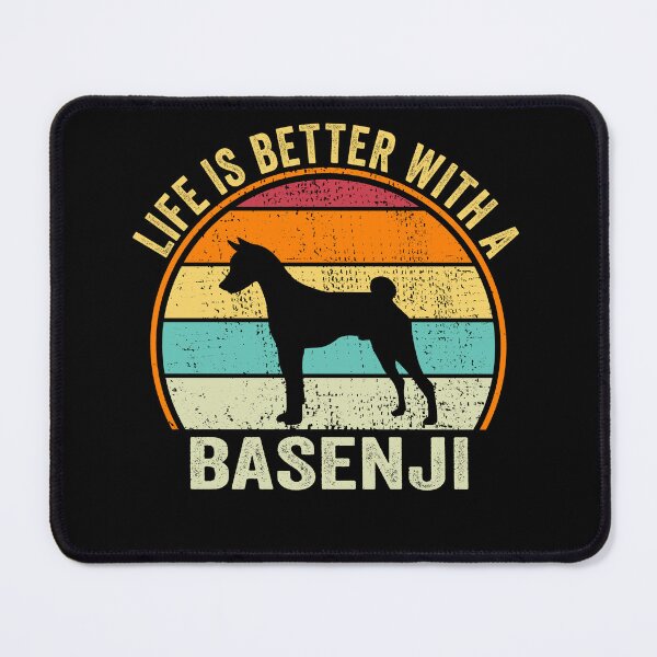 Item preview, Life is better with a Basenji Shirt, for Basenji lovers, Best Basenji Dog Lovers, Basenji Dad Mom Dad Owner Christmas Birthday Gift designed and sold by xlnv.