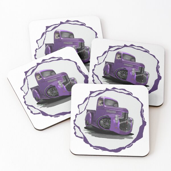 Item preview, "Purple Haze" 1941 Chevy Pickup Truck Cartoon Style designed and sold by Wilcox PhotoArt.