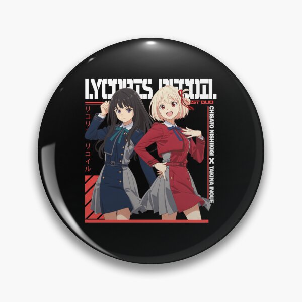 Item preview, Lycoris Recoil  designed and sold by UndergrndThrea.