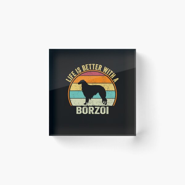 Item preview, Life is better with a Borzoi Shirt, for Borzoi lovers, Best Borzoi Dog Lovers, Borzoi Dad Mom Dad Owner Christmas Birthday Gift designed and sold by xlnv.