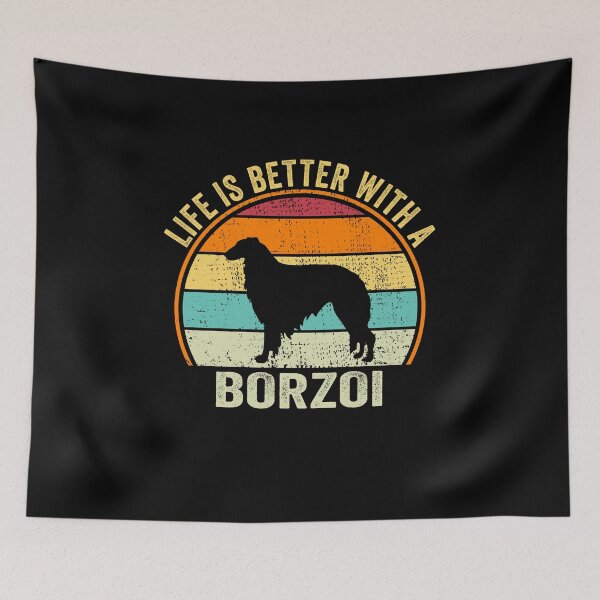Item preview, Life is better with a Borzoi Shirt, for Borzoi lovers, Best Borzoi Dog Lovers, Borzoi Dad Mom Dad Owner Christmas Birthday Gift designed and sold by xlnv.
