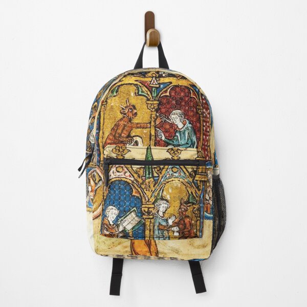 Item preview, Medieval Embellished tome featuring hell and monks designed and sold by Vintage Designs +.