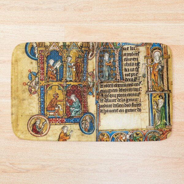 Item preview, Medieval Embellished tome featuring hell and monks designed and sold by Vintage Designs +.