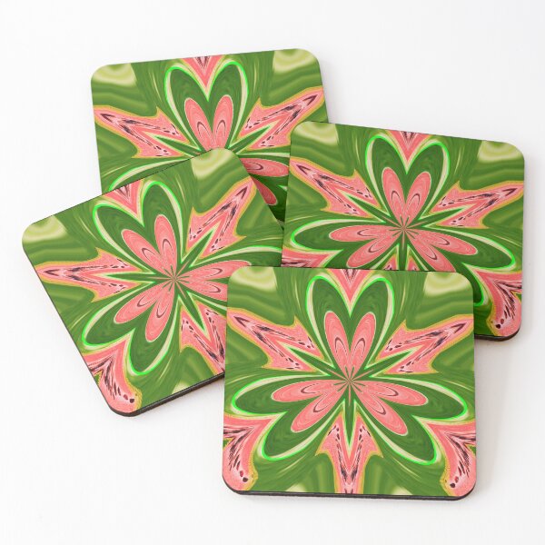 Item preview, ABSTRACT PAINTING WATERMELON GEOMETRIC ART FANTASY. designed and sold by Ralek.