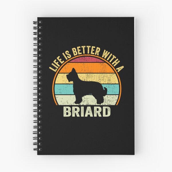 Item preview, Life is better with a Briard Shirt, for Briard lovers, Best Briard Dog Lovers, Briard Dad Mom Dad Owner Christmas Birthday Gift designed and sold by xlnv.