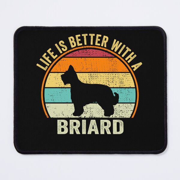 Item preview, Life is better with a Briard Shirt, for Briard lovers, Best Briard Dog Lovers, Briard Dad Mom Dad Owner Christmas Birthday Gift designed and sold by xlnv.