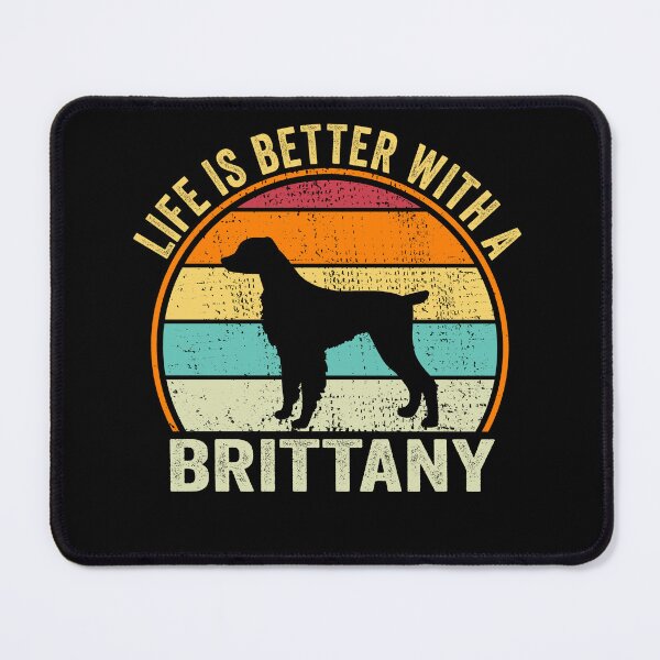 Item preview, Life is better with a Brittany Shirt, for Brittany lovers, Best Brittany Dog Lovers, Brittany Dad Mom Dad Owner Christmas Birthday Gift designed and sold by xlnv.