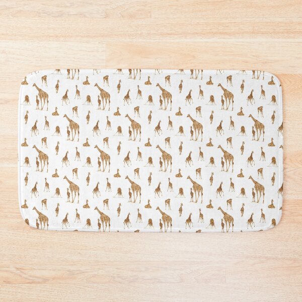 Item preview, Giraffe and giraffes pattern - small - brown colorized version designed and sold by SylvieG18.