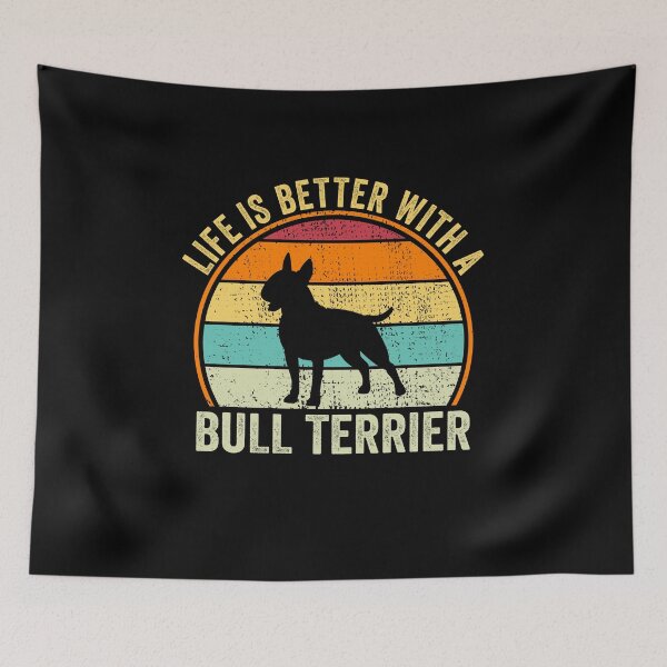 Item preview, Life is better with a Bull Terrier Shirt, for Bull Terrier lovers, Best Bull Terrier Dog Lovers, Bull Terrier Dad Mom Dad Owner Christmas Birthday Gift designed and sold by xlnv.