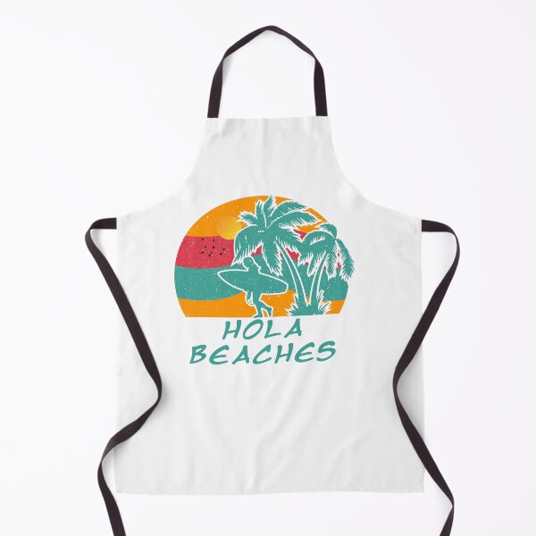 Item preview, Hola Beaches, funny beaches summer vacation kids men women designed and sold by ArtByMigdad.