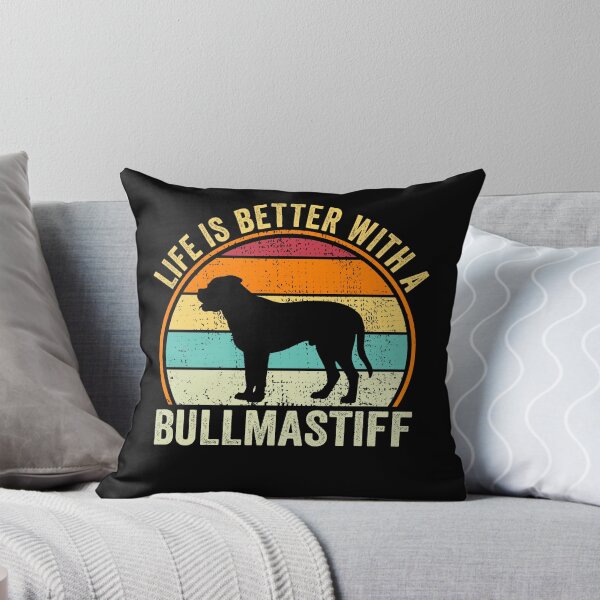 Item preview, Life is better with a Bullmastiff Shirt, for Bullmastiff lovers, Best Bullmastiff Dog Lovers, Bullmastiff Dad Mom Dad Owner Christmas Birthday Gift designed and sold by xlnv.